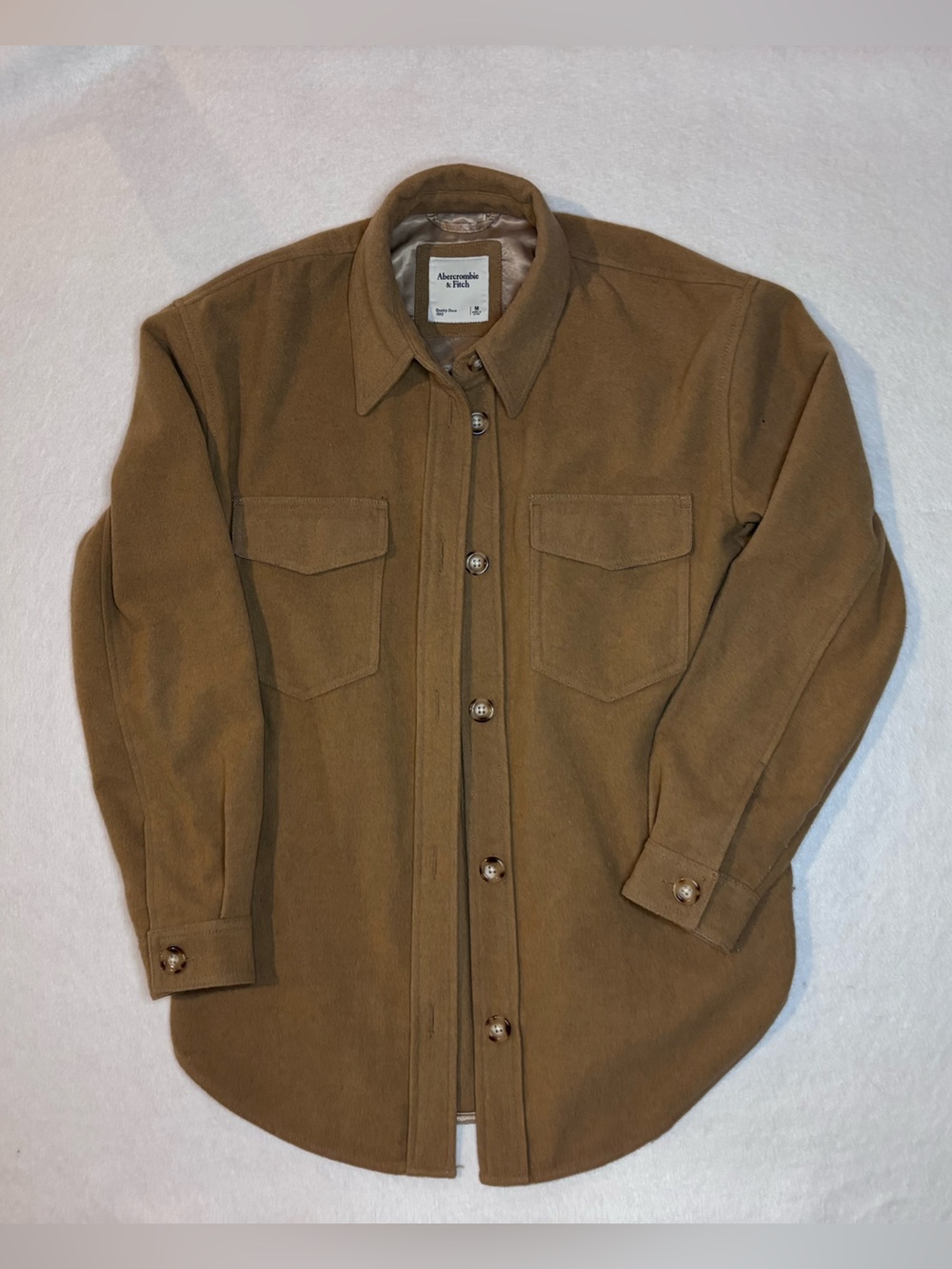 Abercrombie & Fitch Woman’s Tan Shacket